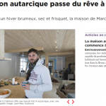 Article de presse: "La maison autarcique passe du rêve à la réalité", 24 heures 10.01.17